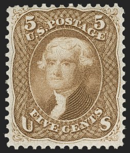 Sale 1234, Lot 87, 1861-66 Issue (Scott 56-78)