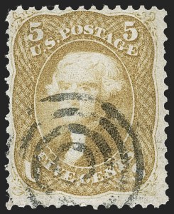 Sale 1234, Lot 89, 1861-66 Issue (Scott 56-78)