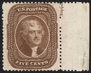 Sale 1235, Lot 1026, 1857-60 Issue (Scott 18-39)