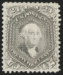 Sale 1235, Lot 1076, 1867-68 Grilled Issue (Scott 79-101)