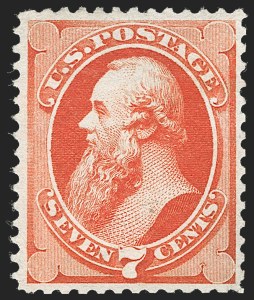 Sale 1235, Lot 1138, 1875 Continental Bank Note Co. Hard Paper Special Printing (Scott 167-177)