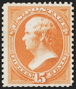 Sale 1235, Lot 1140, 1875 Continental Bank Note Co. Hard Paper Special Printing (Scott 167-177)