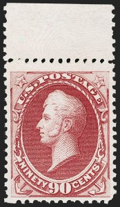 Sale 1235, Lot 1143, 1875 Continental Bank Note Co. Hard Paper Special Printing (Scott 167-177)