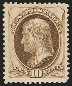 Sale 1235, Lot 1149, 1879 American Bank Note Co. Issue (Scott 182-191)