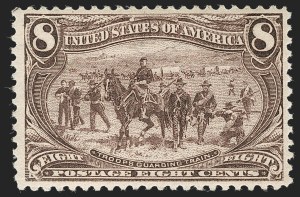 Sale 1235, Lot 1220, 1898 Trans-Mississippi Issue (Scott 285-293), 8c Trans-Mississippi (289) Sale 1235, Lot 1220, 1898 Trans-Mississippi Issue (Scott 285-293)