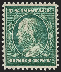 Sale 1235, Lot 1280, 1908-10 Washington-Franklin Issues including Bluish Paper (Scott 331-366)