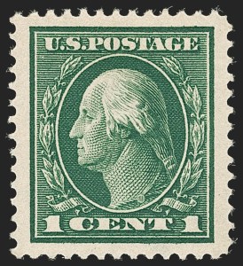 Sale Number 1235, Lot Number 1314, 1912-17 Washington-Franklin Issue (Scott 405-480)