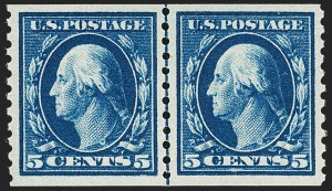 Sale 1235, Lot 1334, 1912-17 Washington-Franklin Issue (Scott 405-480)