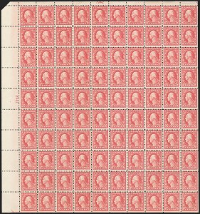 Sale 1235, Lot 1343, 1912-17 Washington-Franklin Issue (Scott 405-480)
