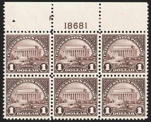 Sale 1235, Lot 1398, 1922-29 Issues (Scott 551-622)