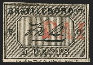 Sale 1239, Lot 502, Postmasters' Provisionals