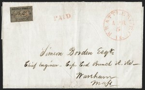 Sale 1239, Lot 504, Postmasters' Provisionals