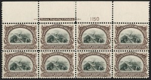 Sale 1239, Lot 613, 1902 Pan-American Issue Stamps, First Day Covers and Inverts