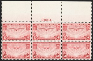 Sale 1239, Lot 648, Air Post thru Newspaper Issues, including Inverted Jenny