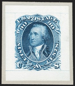 Sale 1240, Lot 11, Essays, Proofs and Specimens: 1845 thru 1869 Issues