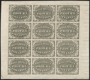 Sale 1240, Lot 111, Postmasters' Provisionals