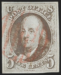 Sale 1240, Lot 115, 1847 Issue (Scott 1-2)