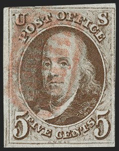 Sale 1240, Lot 117, 1847 Issue (Scott 1-2)