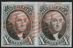 Sale 1240, Lot 138, 1847 Issue (Scott 1-2)
