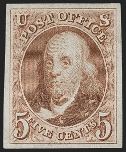 Sale 1240, Lot 141, 1875 Reproduction of 1847 Issue (Scott 3-4)