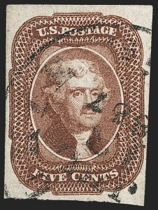 Sale 1240, Lot 160, 1851-56 Issue (Scott 5-17)