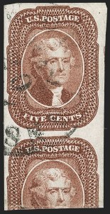 Sale 1240, Lot 162, 1851-56 Issue (Scott 5-17)