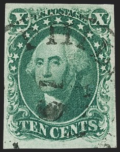 Sale 1240, Lot 164, 1851-56 Issue (Scott 5-17)