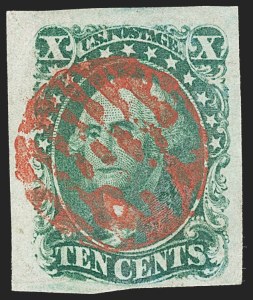 Sale 1240, Lot 171, 1851-56 Issue (Scott 5-17)