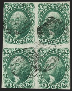 Sale 1240, Lot 174, 1851-56 Issue (Scott 5-17)