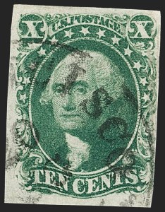 Sale 1240, Lot 175, 1851-56 Issue (Scott 5-17)