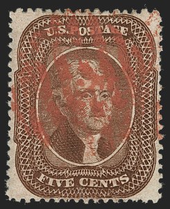 Sale 1240, Lot 197, 1857-60 Issue and 1875 Reprint (Scott 18-47)