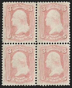 Sale 1240, Lot 206, 1861-66 Issue (Scott 56-78)