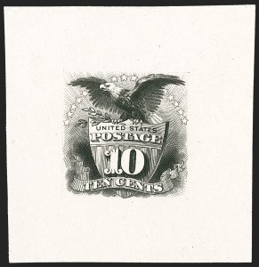 Sale 1240, Lot 21, Essays, Proofs and Specimens: 1845 thru 1869 Issues