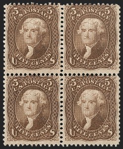 Sale 1240, Lot 237, 1867-68 Grilled Issue (Scott 79-101)