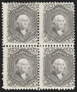 Sale 1240, Lot 244, 1867-68 Grilled Issue (Scott 79-101)