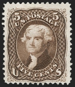 Sale 1240, Lot 251, 1875 Re-Issue of 1861-66 Issue (Scott 102-111)