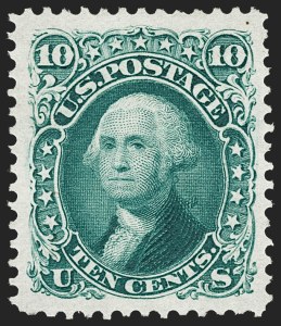 Sale 1240, Lot 253, 1875 Re-Issue of 1861-66 Issue (Scott 102-111)