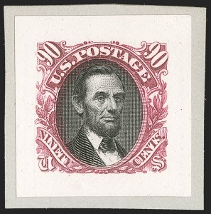 Sale 1240, Lot 26, Essays, Proofs and Specimens: 1845 thru 1869 Issues