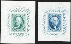 Sale 1240, Lot 3, Essays, Proofs and Specimens: 1845 thru 1869 Issues