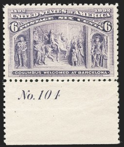 Sale 1240, Lot 300, 1893 Columbian Issue (Scott 230-245)