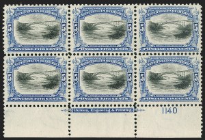 Sale 1240, Lot 382, 1901 Pan-American Issue (Scott 294-299)