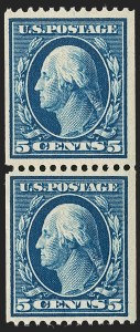 Sale 1240, Lot 417, 1908-10 Washington-Franklin Issues (Scott 331-356)