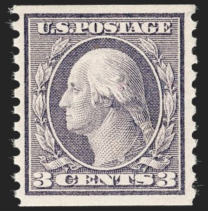 Sale 1240, Lot 453, 1912-15 Washington-Franklin Issue (Scott 405-461)