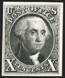 Sale 1240, Lot 5, Essays, Proofs and Specimens: 1845 thru 1869 Issues