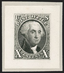 Sale 1240, Lot 6, Essays, Proofs and Specimens: 1845 thru 1869 Issues