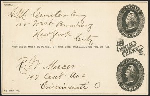 Sale 1240, Lot 630, Postal Stationery
