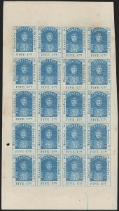 Sale 1240, Lot 725, Confederate States and U.S. Possessions