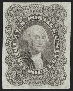 Sale 1240, Lot 8, Essays, Proofs and Specimens: 1845 thru 1869 Issues