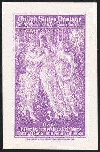 Sale 1240, Lot 82, Essays, Proofs and Specimens: 20th Century Small Die Proofs