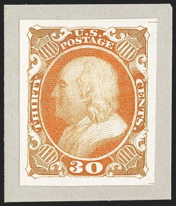 Sale 1240, Lot 9, Essays, Proofs and Specimens: 1845 thru 1869 Issues